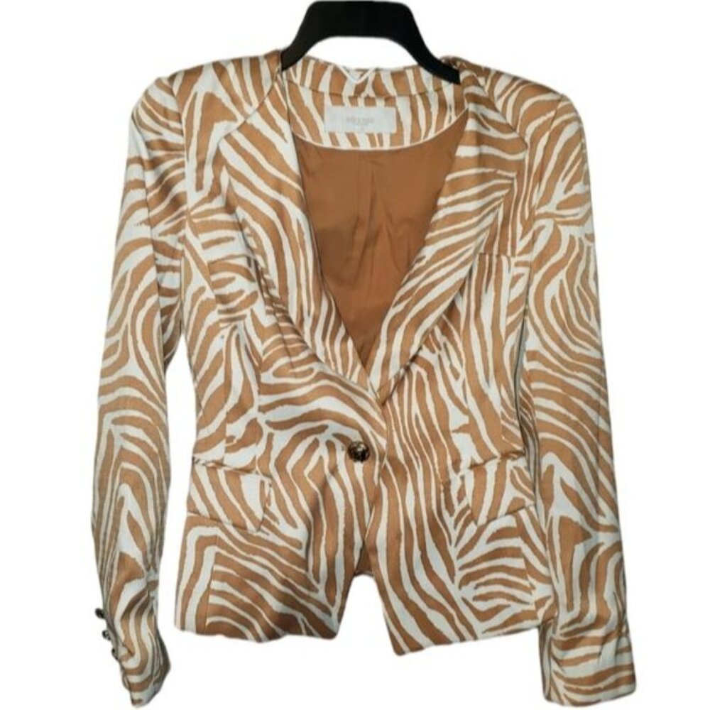 3/$15 She's Miss Zebra Print Blazer Size XS